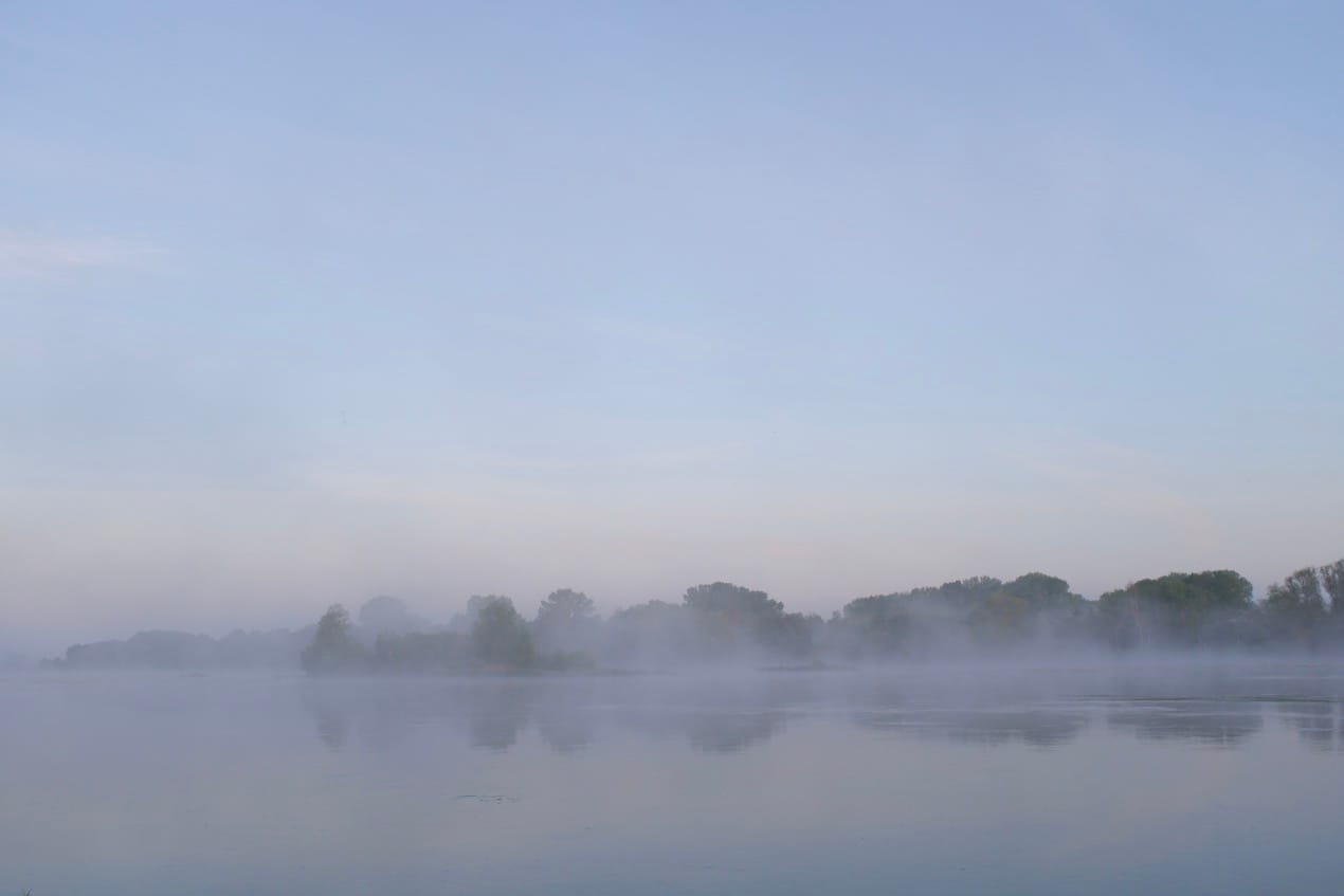 De Loire in de mist